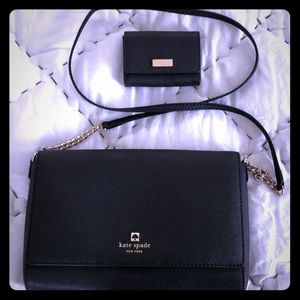 kate space shoulder bag (with a matching wallet!)